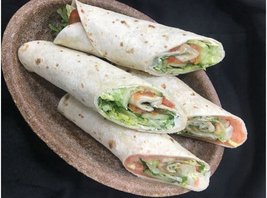 wraps en mini broodjes