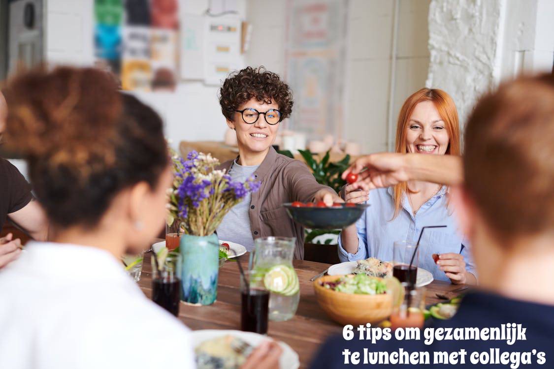 lunchen met collega’s