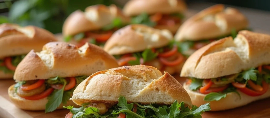 broodjes bij vegetarische catering