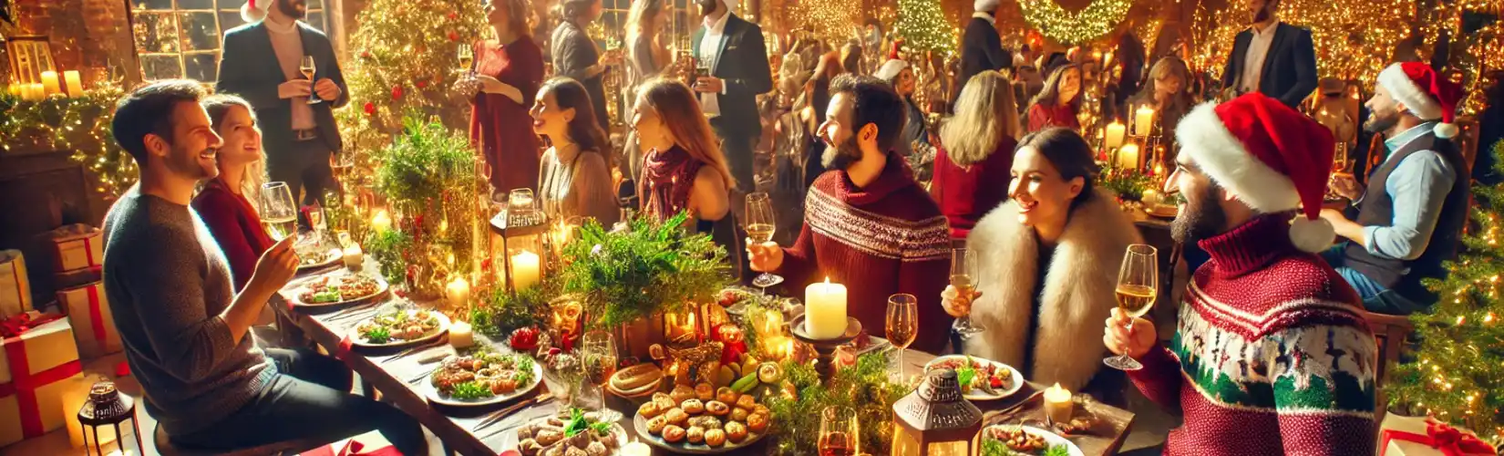 gezellige kerstborrel